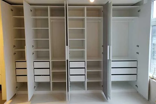 Monteren van 6 PAX units